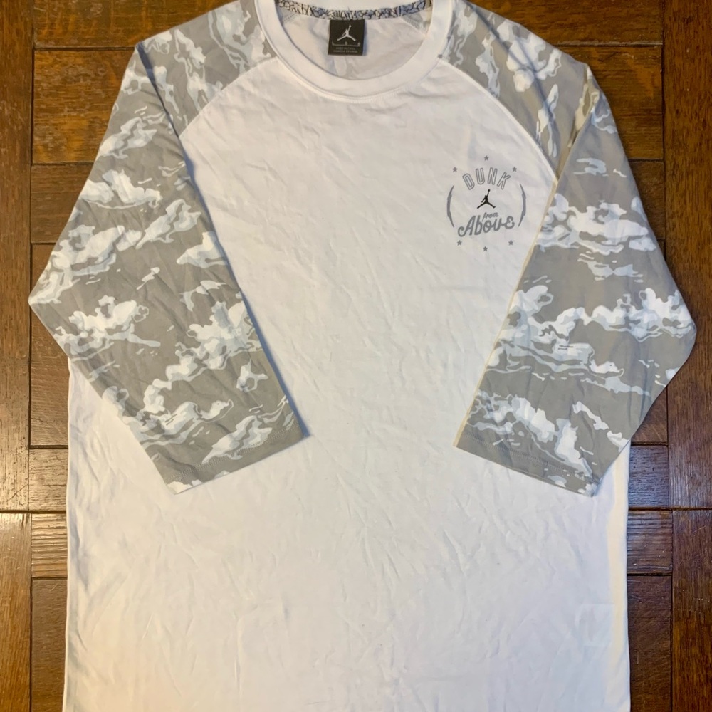 Jordan Men's Air Dunk From Above 3/4 Sleeve T-Shirt